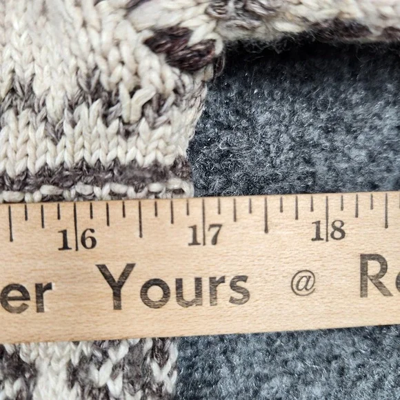 Polo Ralph Lauren Sweater Womens XS Beige Fair Isle Knit Crewneck Nordic - Picture 5 of 7